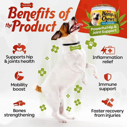 Hemp Dog Joint Chews with Glucosamine